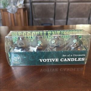 Big Green Egg Citronella Votive Candles Set